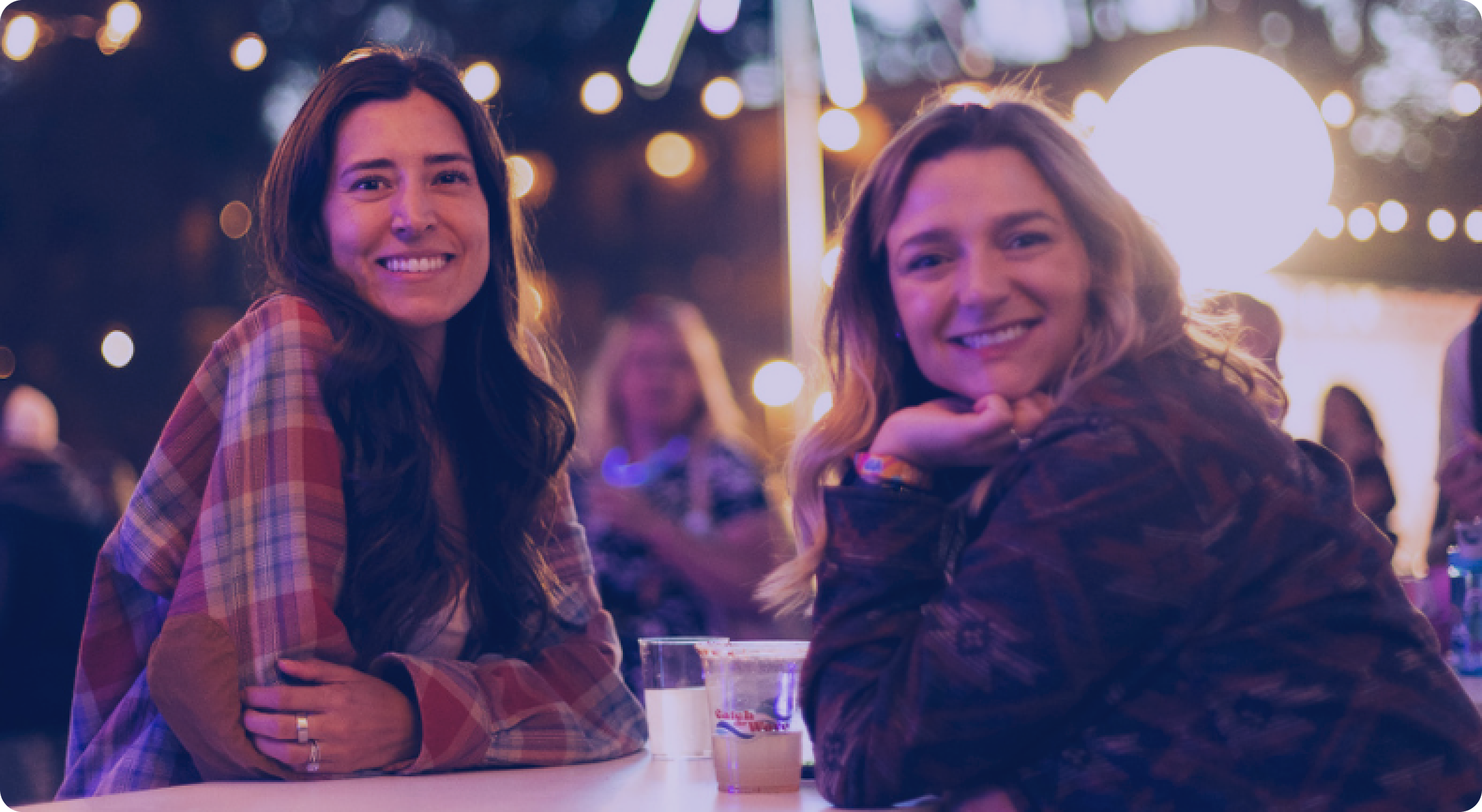 Women smiling for the photo